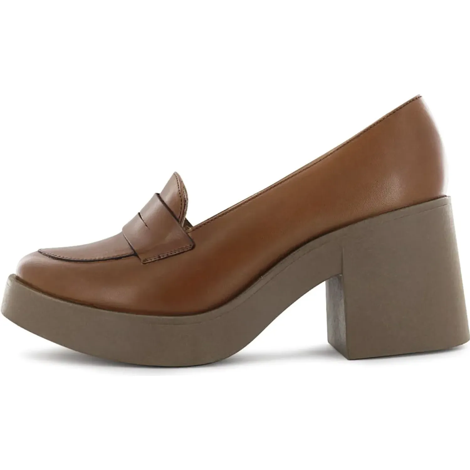 ECCO Mocasin Ecco Mujer Oletta04 color whisky | Platanitos