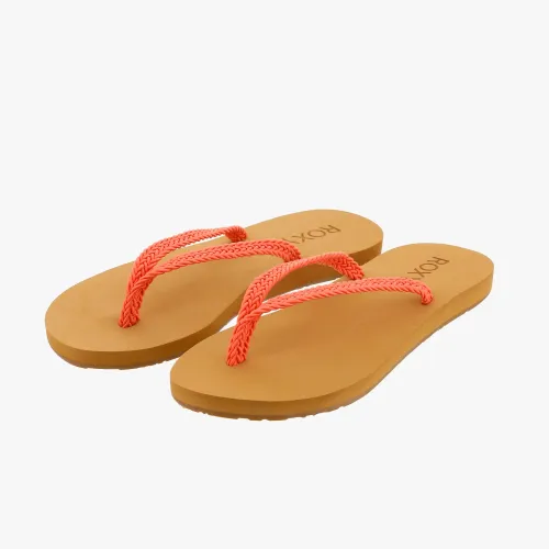 Mujer Roxy Naranja Sandalia Tijera Mujer Malia Ii