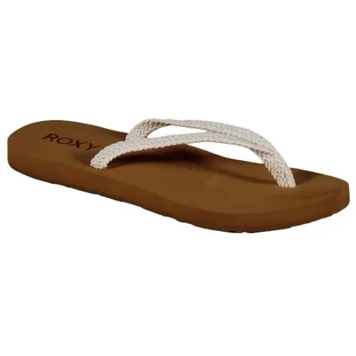 Mujer Roxy Beige Sandalia Tijera Mujer Malia