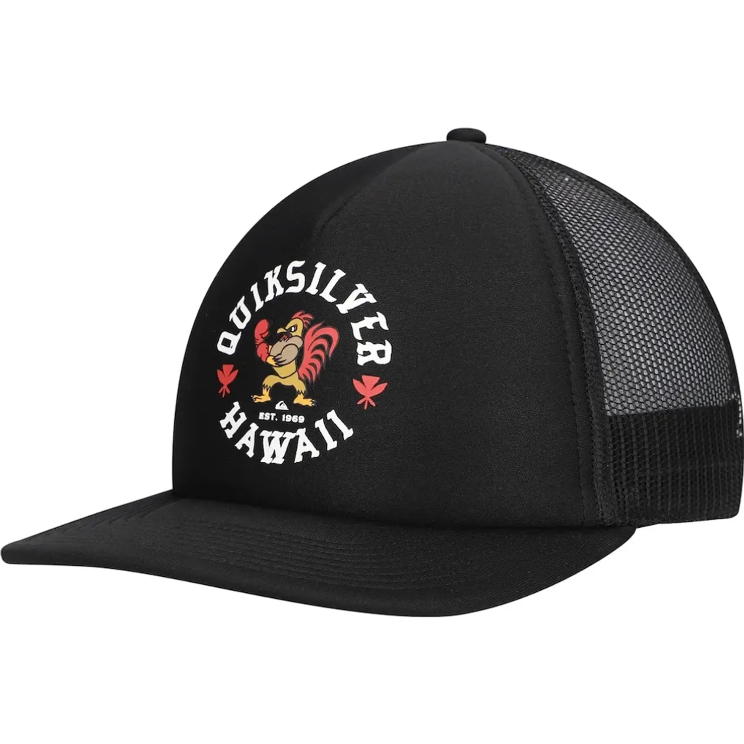 Quiksilver Gorra Quiksilver Urbana Hombre Trucker Hi Rooster color negro | Platanitos