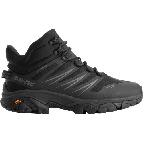 Zapatillas Hi-Tec De Outdoor Mujer Tarantula Lte Mid Wp color negro | Platanitos