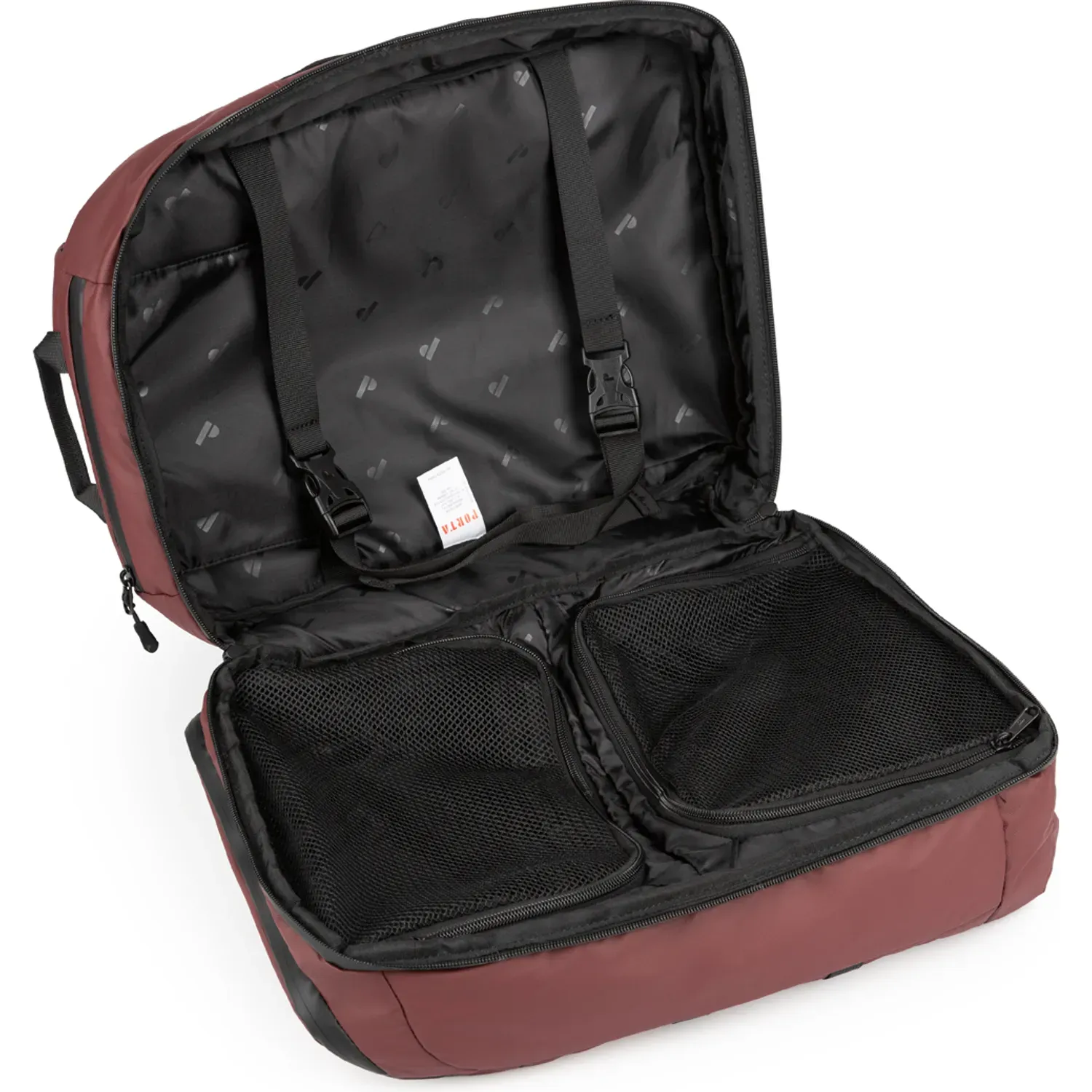 PORTA Mochila Porta Viajera Unisex Canon color guinda | Platanitos