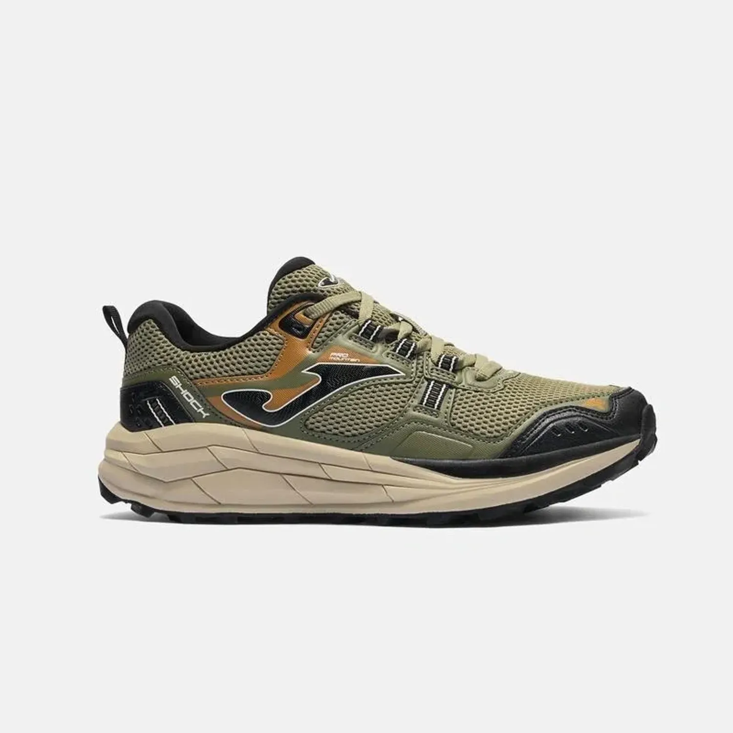 JOMA Zapatillas Joma Hombre Trail Running Shock Men 2623 color caqui | Platanitos