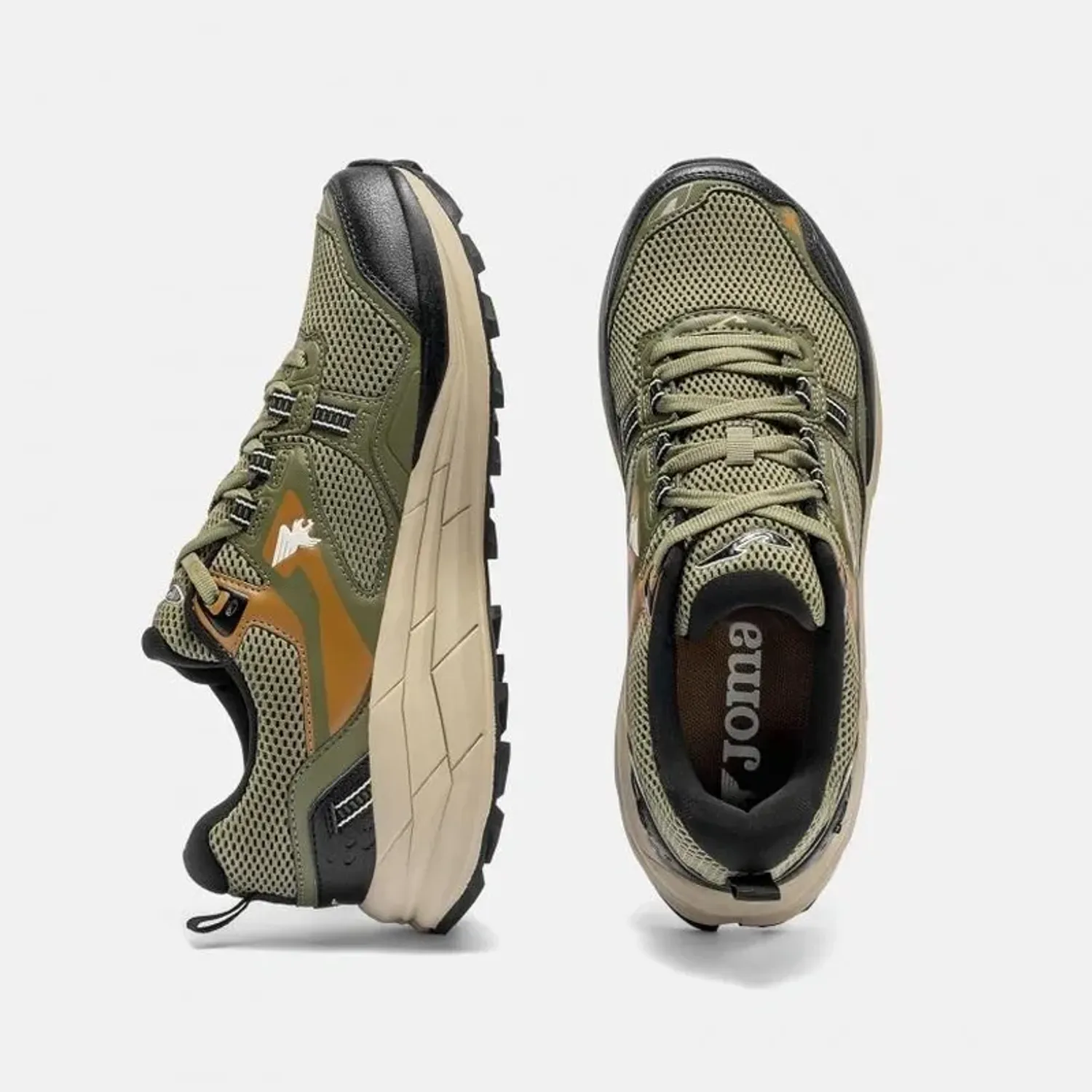 JOMA Zapatillas Joma Hombre Trail Running Shock Men 2623 color caqui | Platanitos