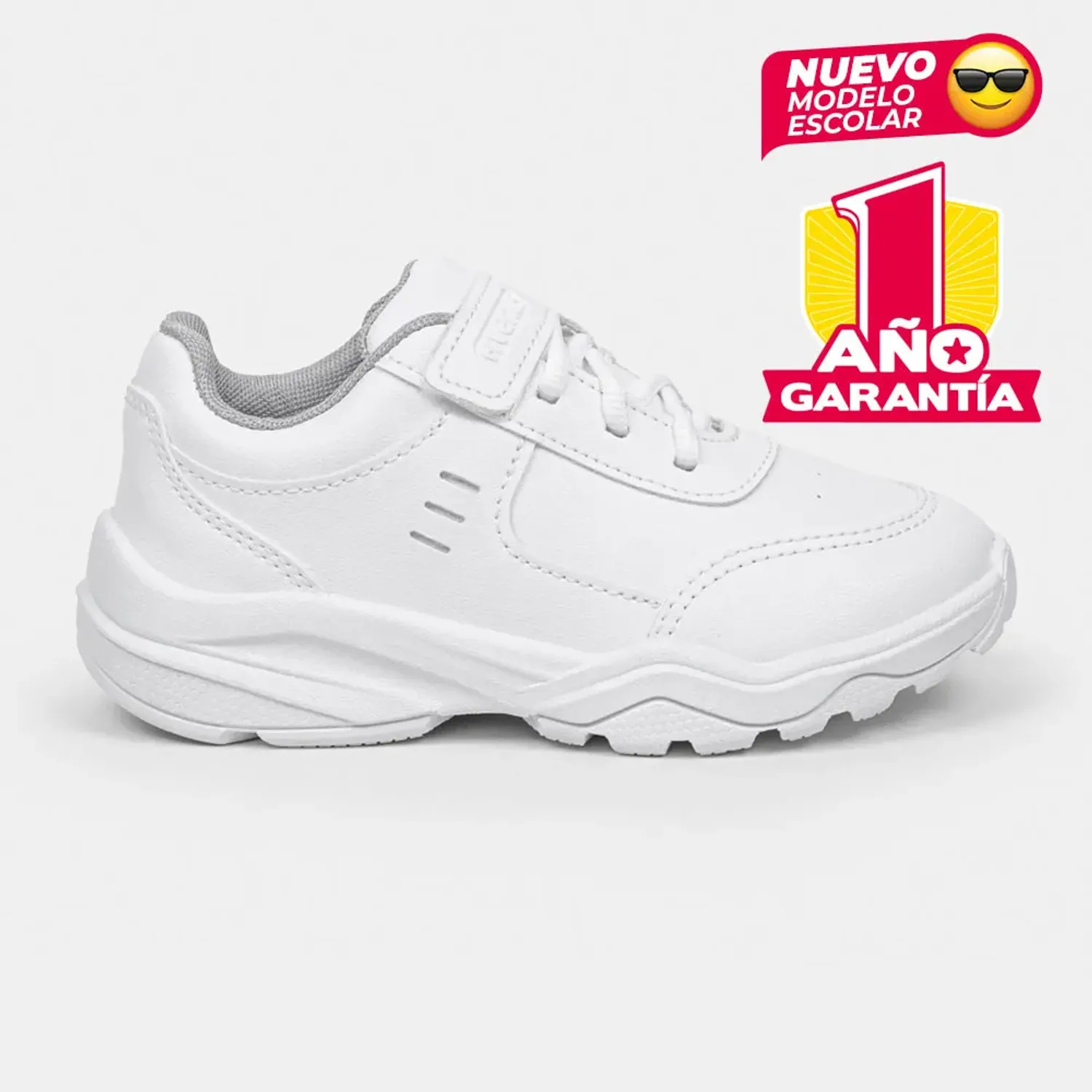 VENUS Zapatilla Venus Escolar Unisex Venus Nexo Mixto color blanco | Platanitos