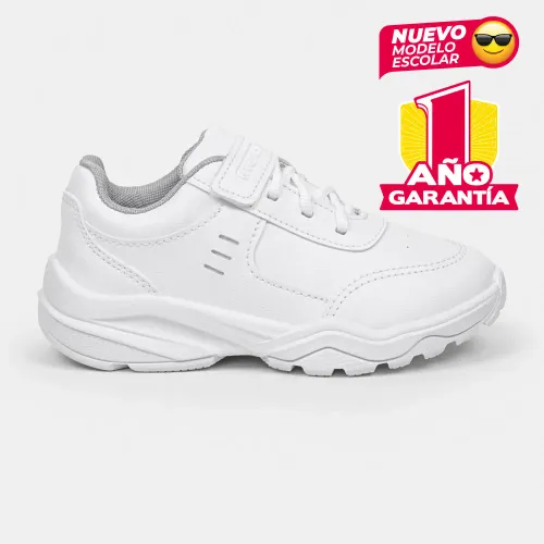 Zapatilla Venus Escolar Unisex Venus Nexo Mixto color blanco | Platanitos