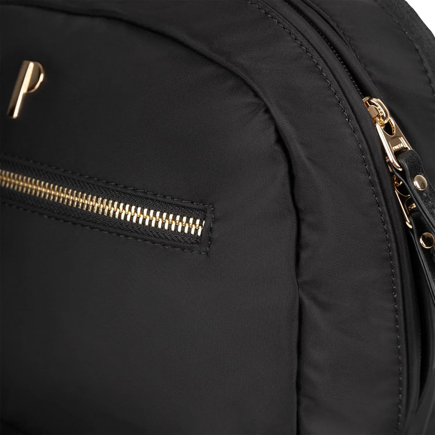 PORTA Mochila Porta Mujer Letizia color negro | Platanitos