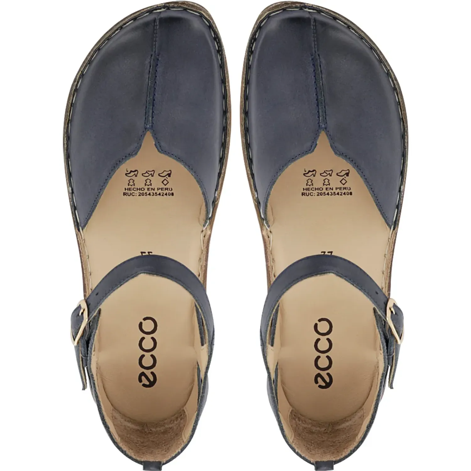 Ecco Calzado Ecco Confort Dama Bonnie08 color azul | Platanitos