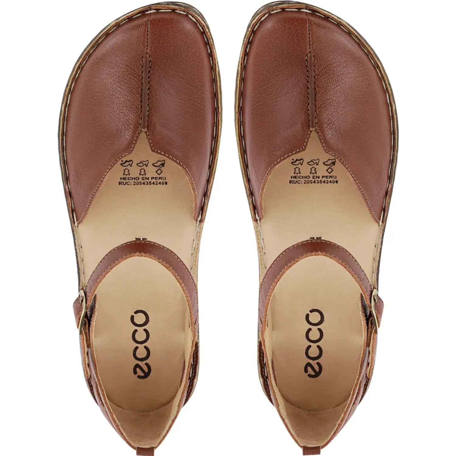 Calzado Ecco Confort Dama Bonnie08 color terracota | Platanitos