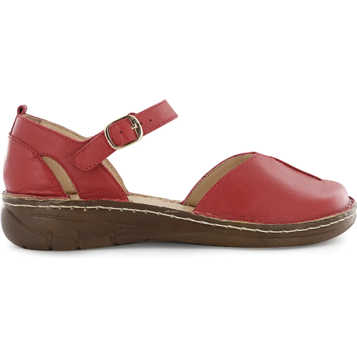 Calzado Ecco Confort Dama Bonnie08 color rojo | Platanitos