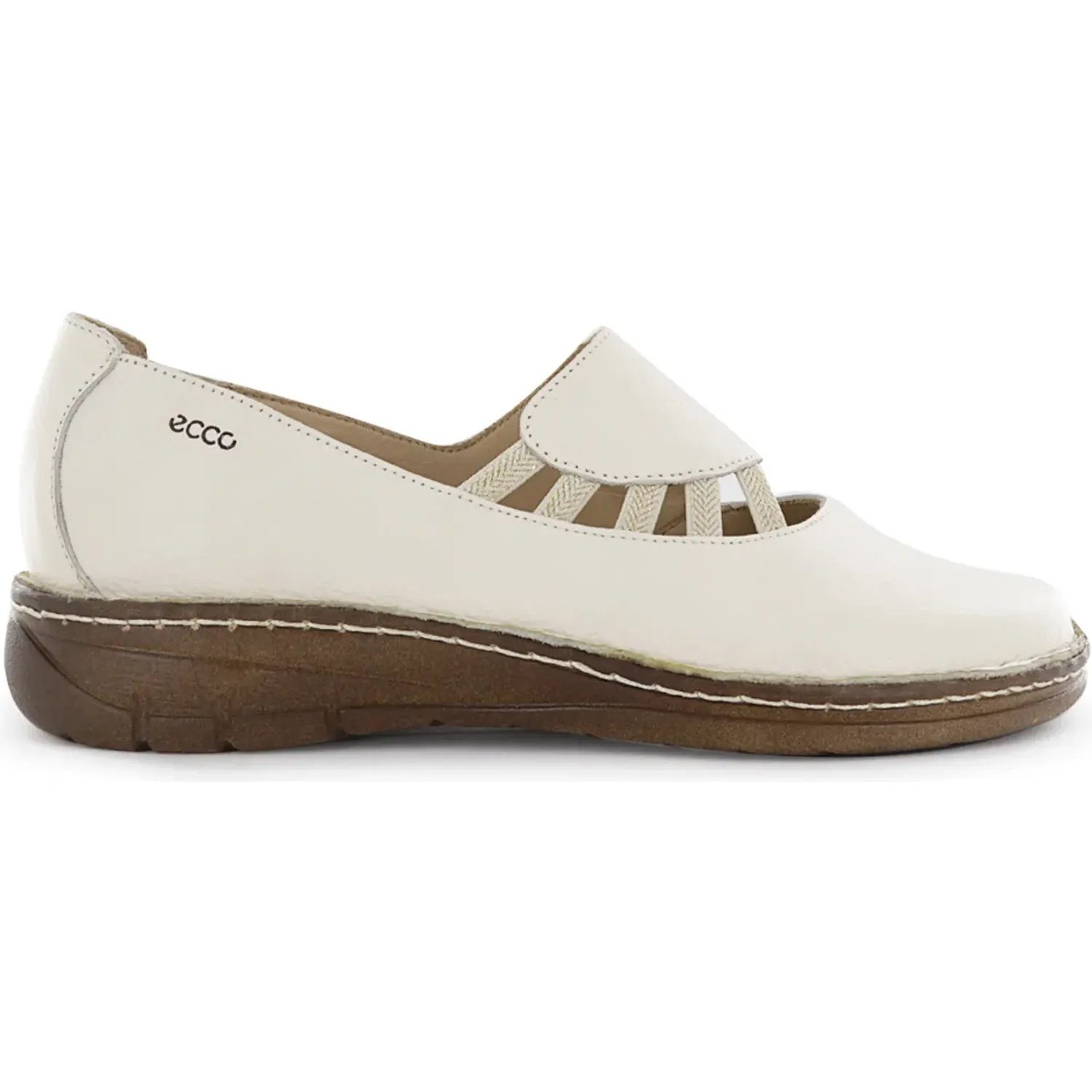 Calzado Ecco Confort Dama Bonnie12 color marfil | Platanitos