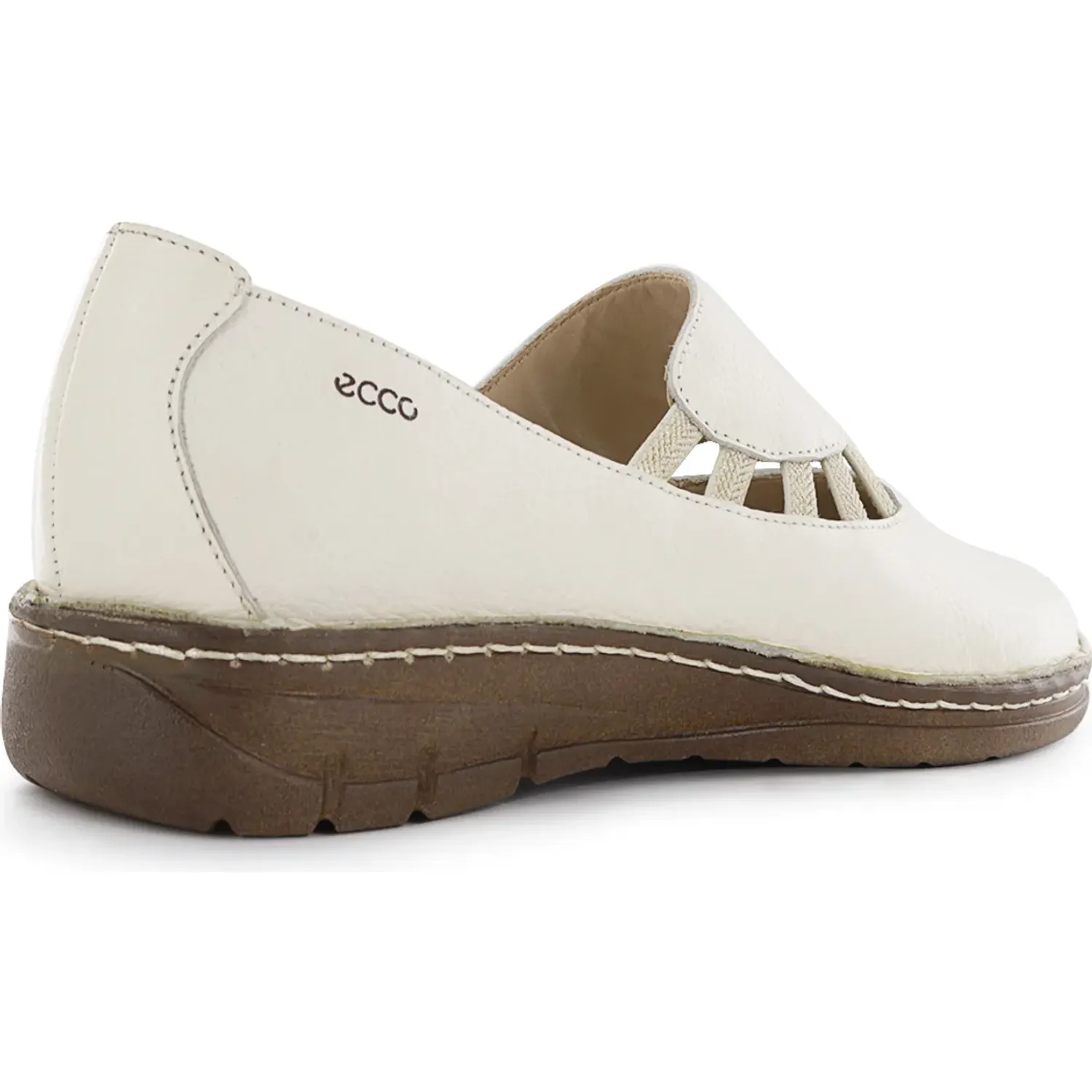 Calzado Ecco Confort Dama Bonnie12 color marfil | Platanitos