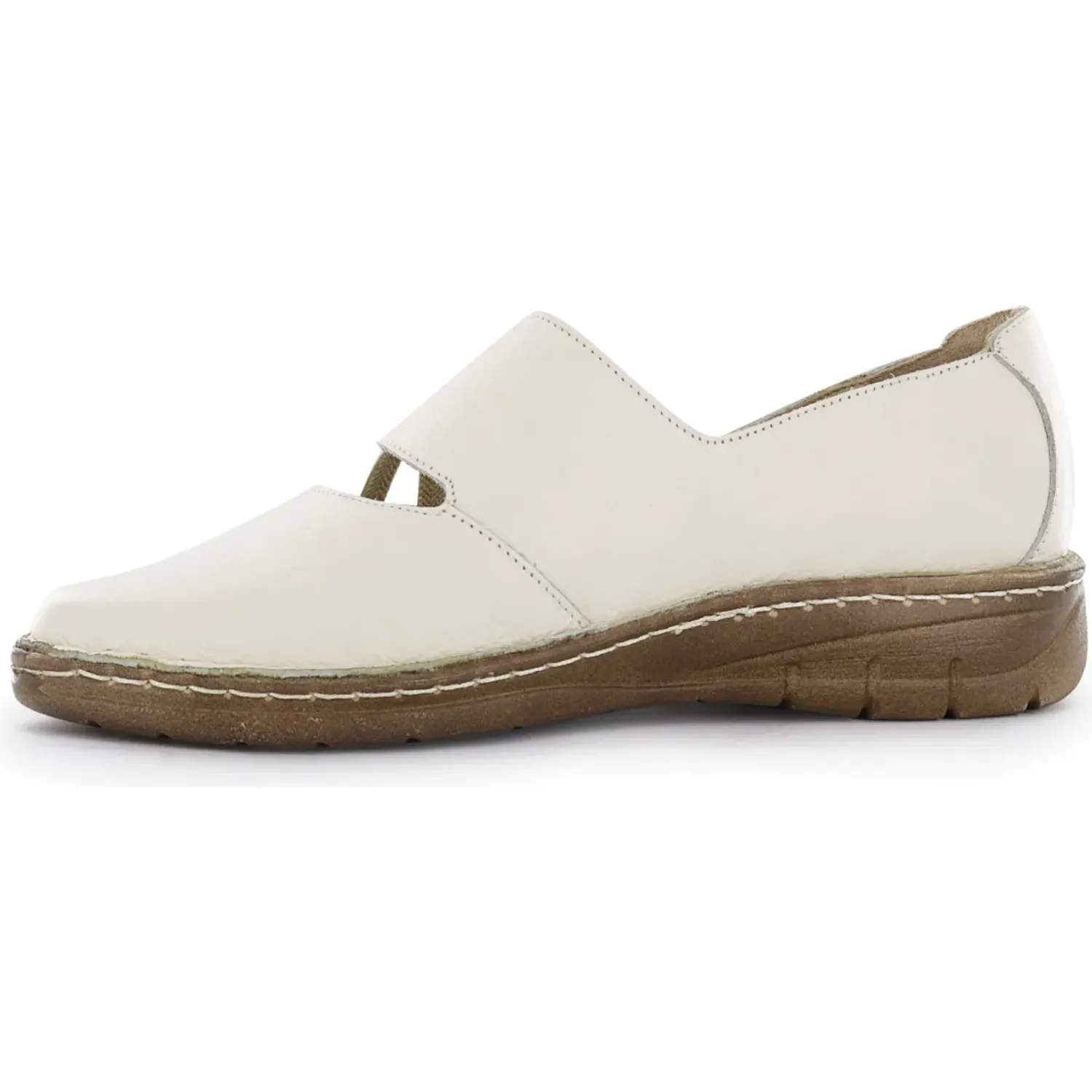 Calzado Ecco Confort Dama Bonnie12 color marfil | Platanitos