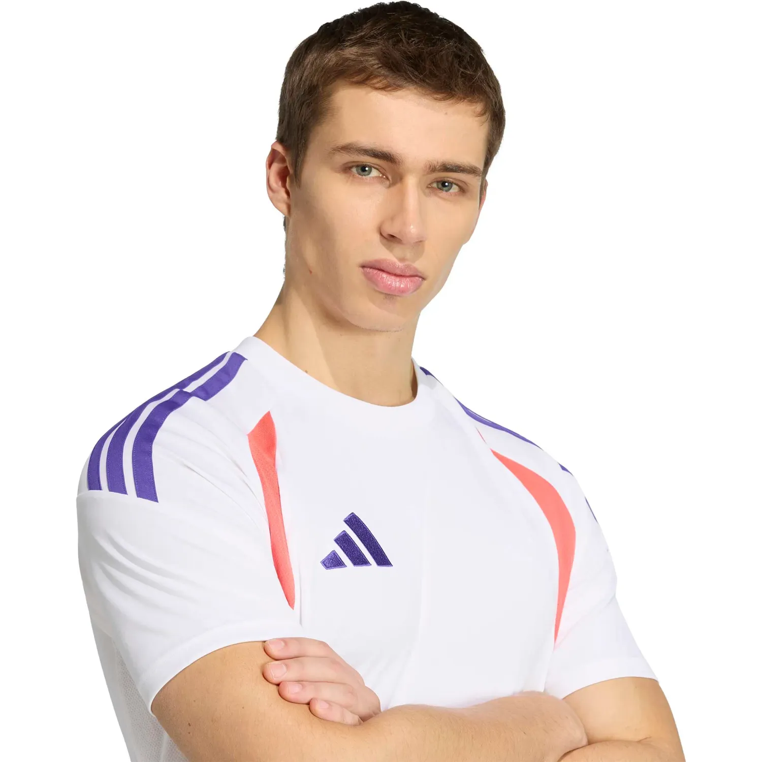 adidas Polo Adidas De Futbol Hombre Tiro26l Jsy M color blanco | Platanitos