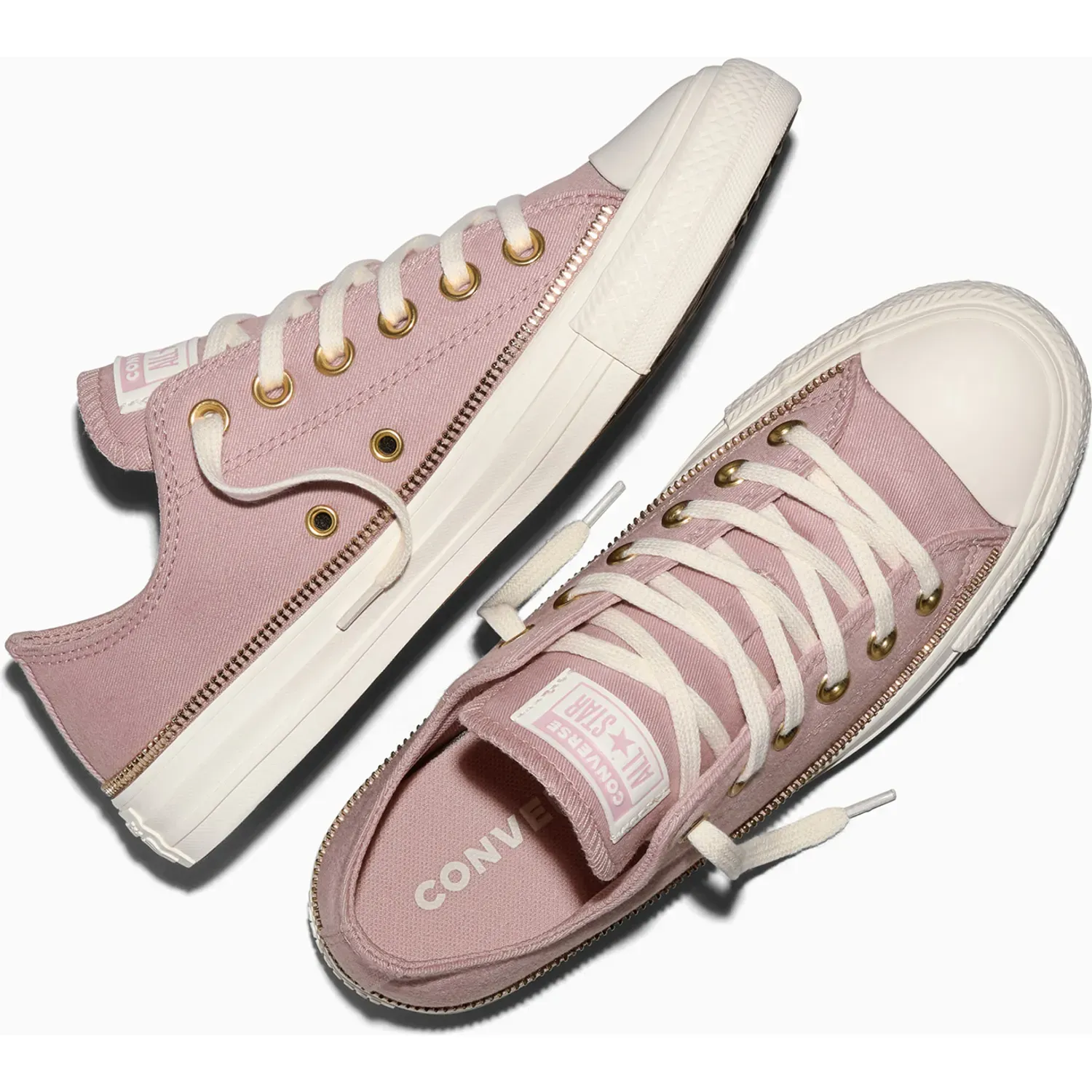 Zapatillas Converse Urbanas Mujer Chuck Taylor All Star Zippers color rosado | Platanitos