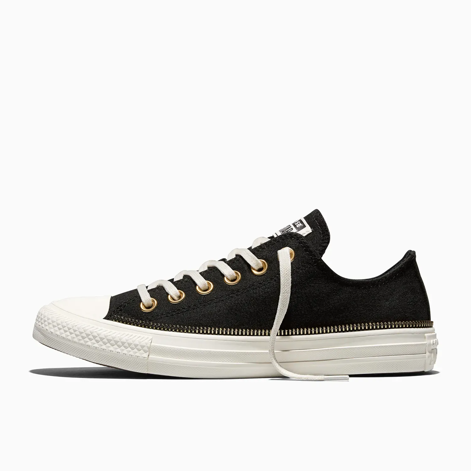 Zapatillas Converse Urbanas Mujer Chuck Taylor All Star Zippers color negro | Platanitos