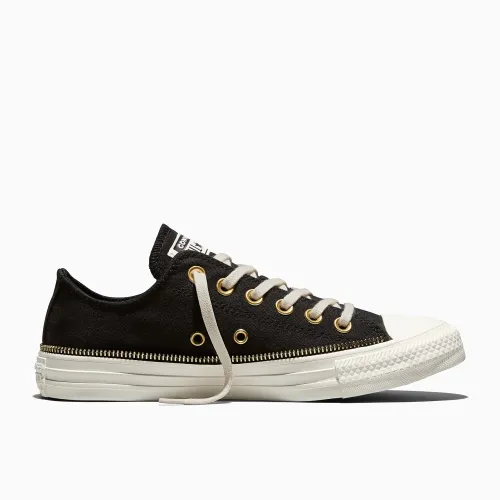 Zapatillas Converse Urbanas Mujer Chuck Taylor All Star Zippers color negro | Platanitos