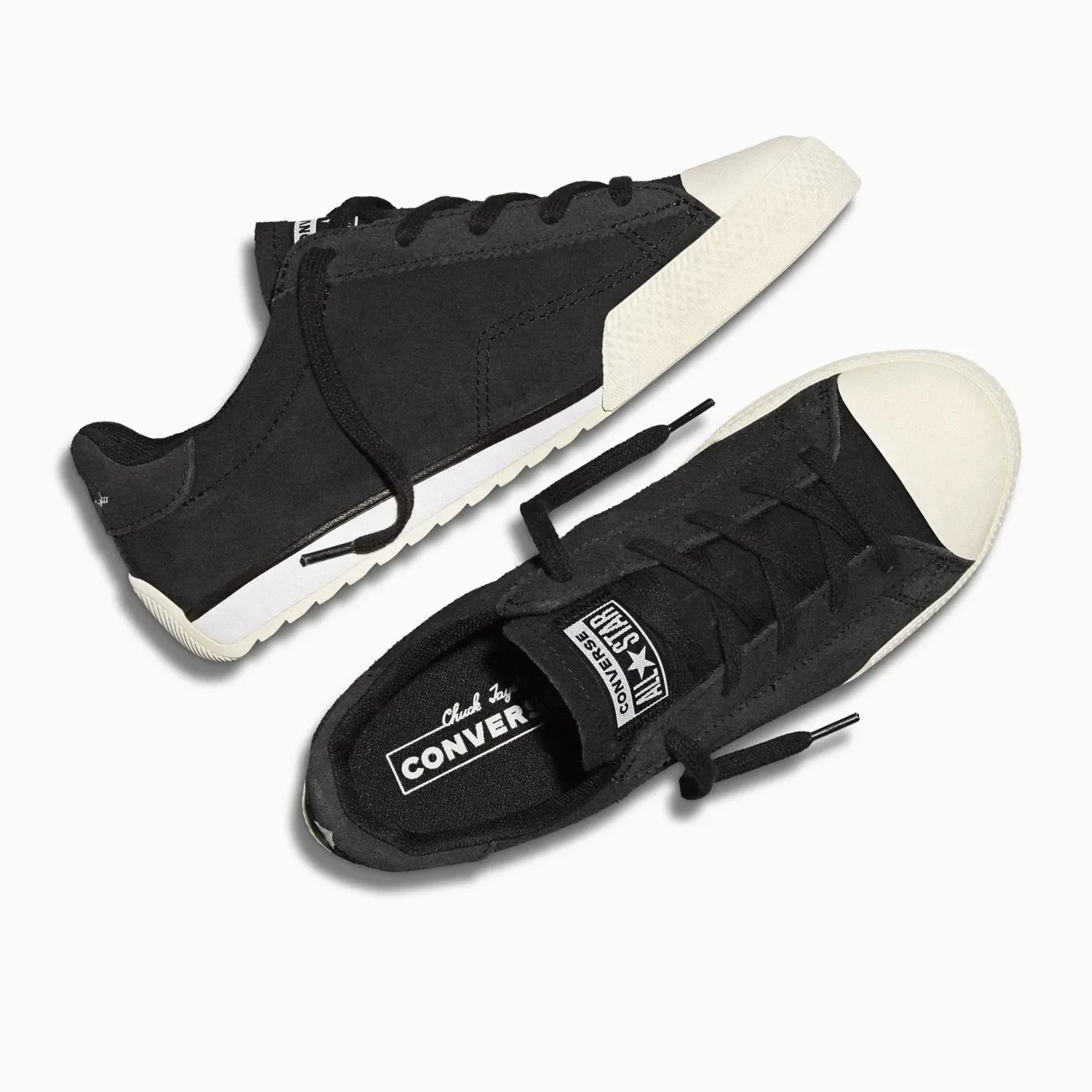 Zapatillas Converse Urbanas Mujer Chuck Taylor Lo Pro color negro | Platanitos