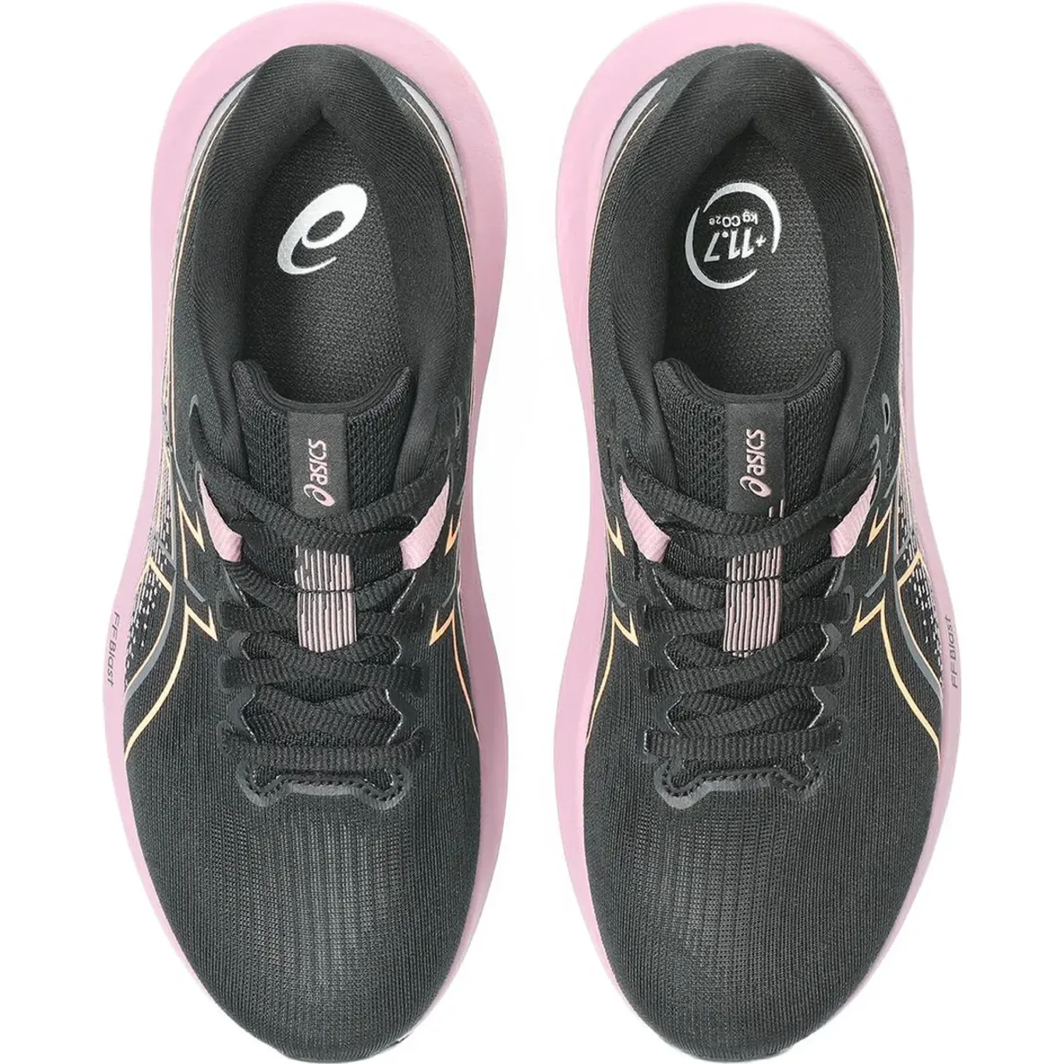 Zapatillas Asics Running Mujer Gt 1000 15 color rosado / negro | Platanitos