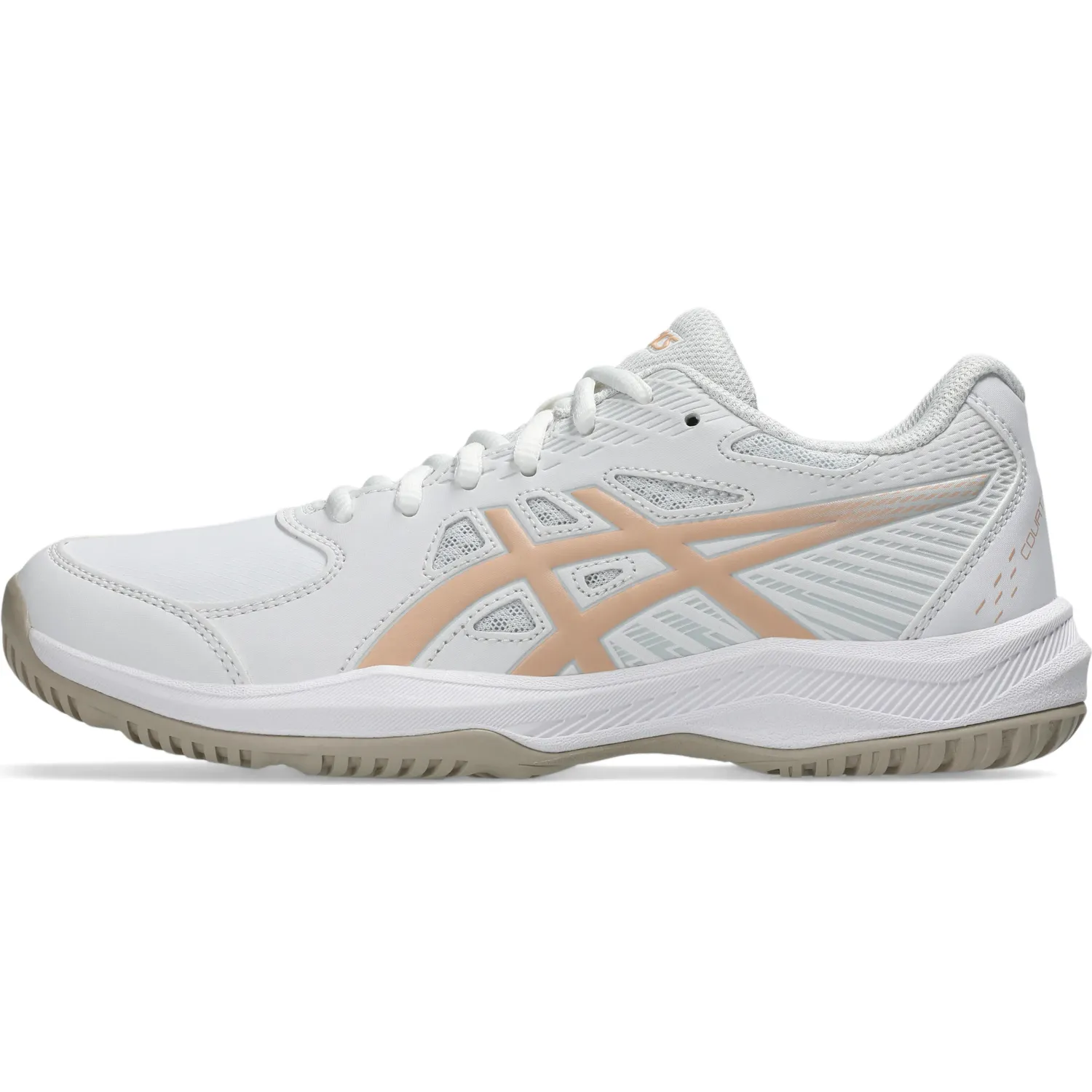 Asics Zapatillas Asics De Tenis Mujer Court Slide 4 color blanco | Platanitos