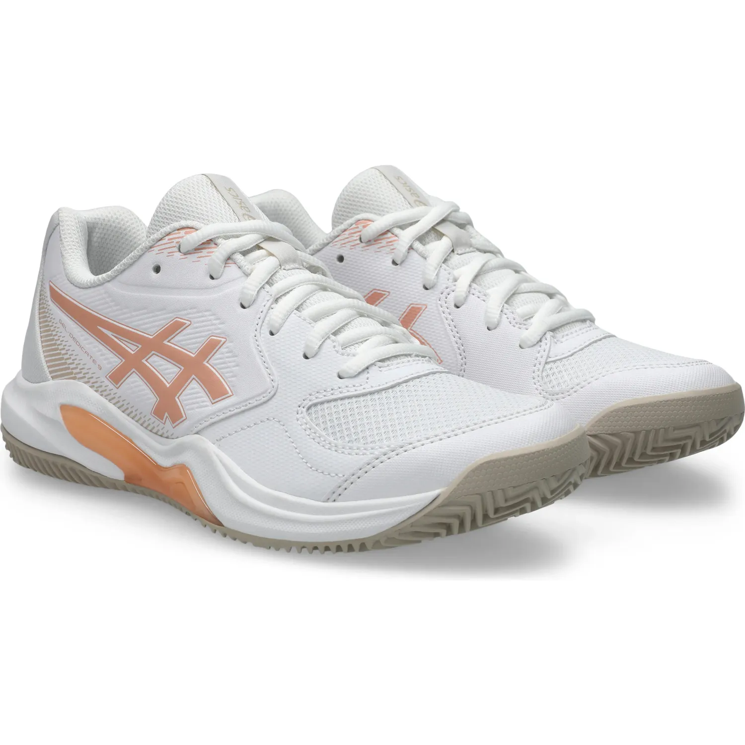 Asics Zapatillas Asics De Tenis Mujer Gel Dedicate 9 Clay color blanco | Platanitos