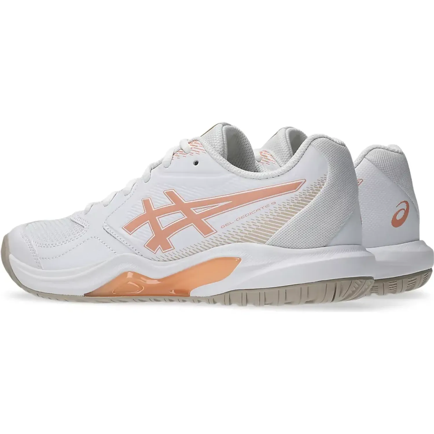 Asics Zapatillas Asics De Tenis Mujer Gel Dedicate 9 Clay color blanco | Platanitos