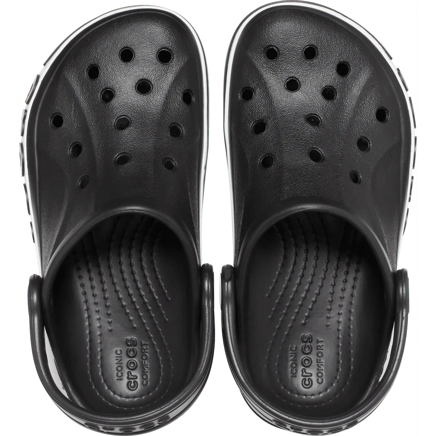 CROCS Zuecos Crocs Unisex Bebitos Bayaband Clog color negro | Platanitos