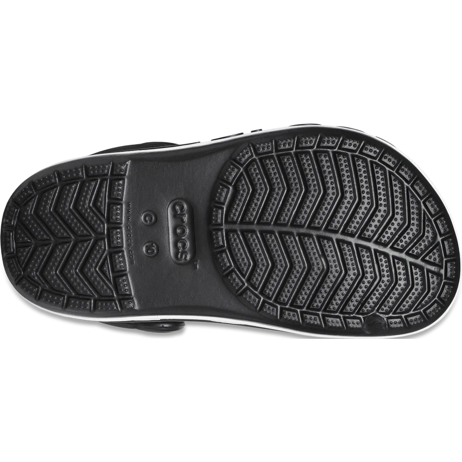 CROCS Zuecos Crocs Unisex Bebitos Bayaband Clog color negro | Platanitos