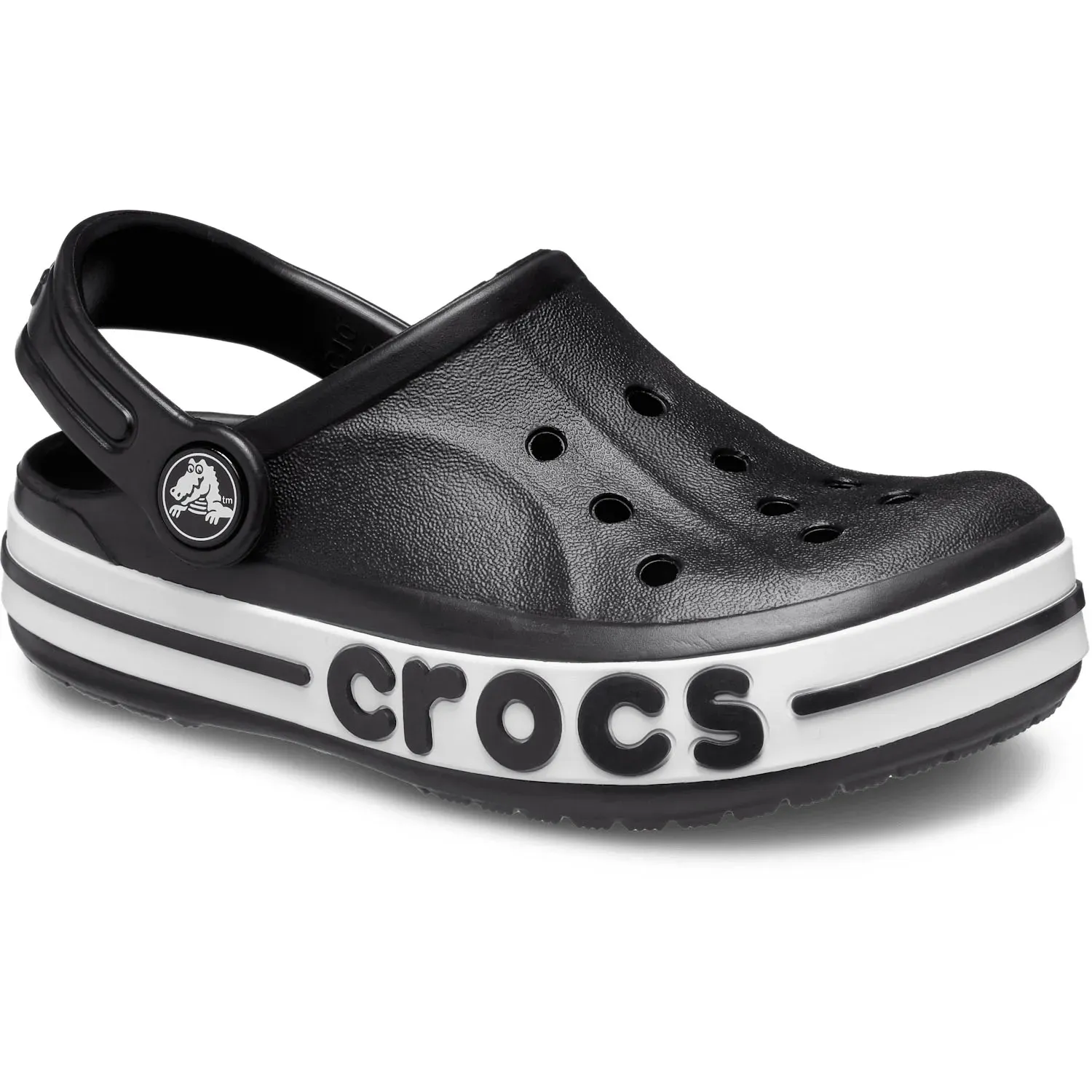 CROCS Zuecos Crocs Unisex Bebitos Bayaband Clog color negro | Platanitos