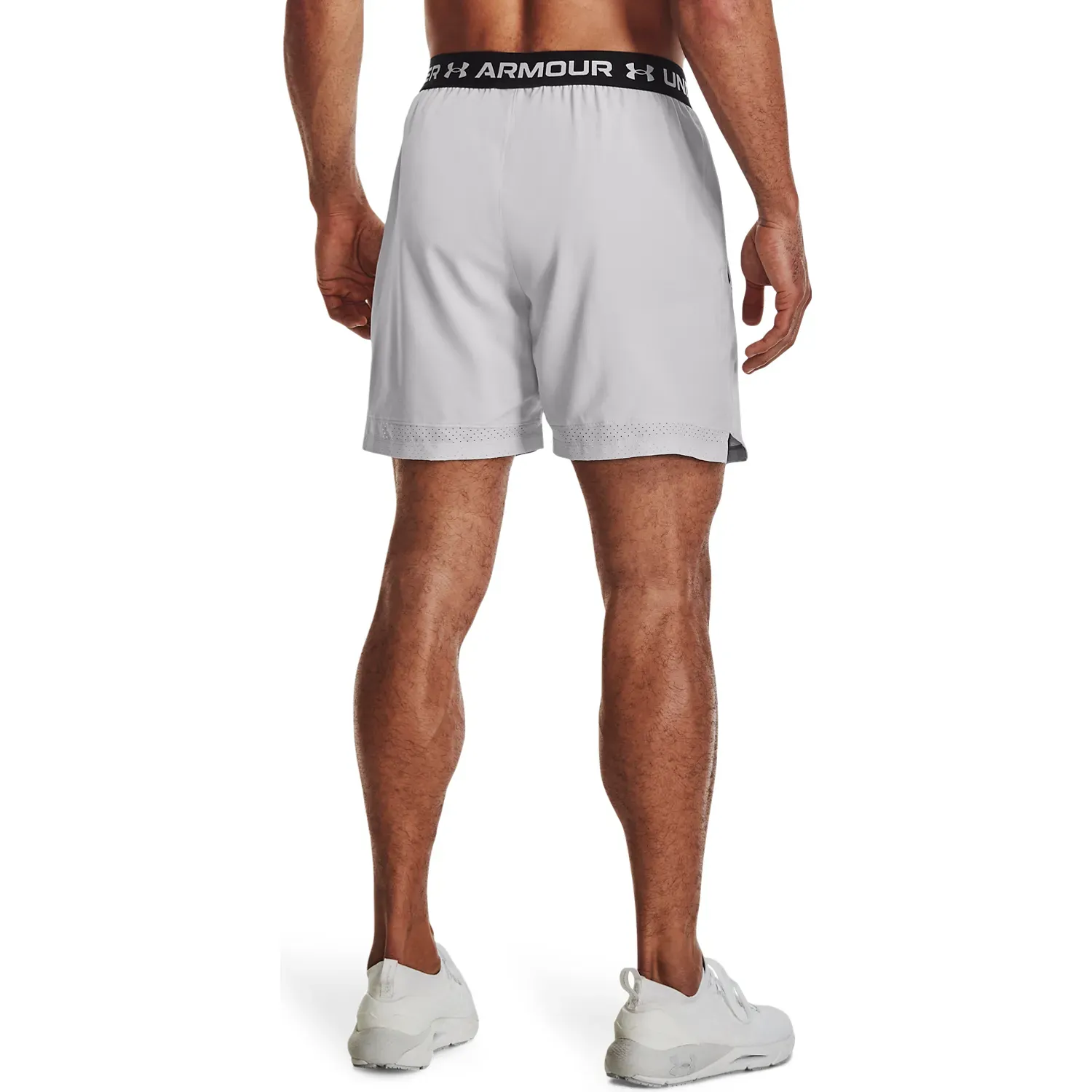 Short Under Armour Training Hombre Vanish Woven 6in color gris | Platanitos
