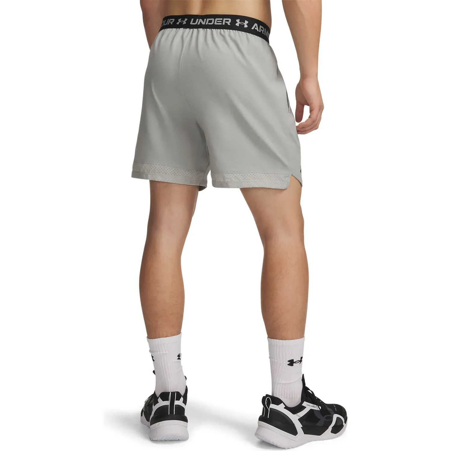 Short Under Armour Training Hombre Vanish Woven 6in color gris oscuro | Platanitos