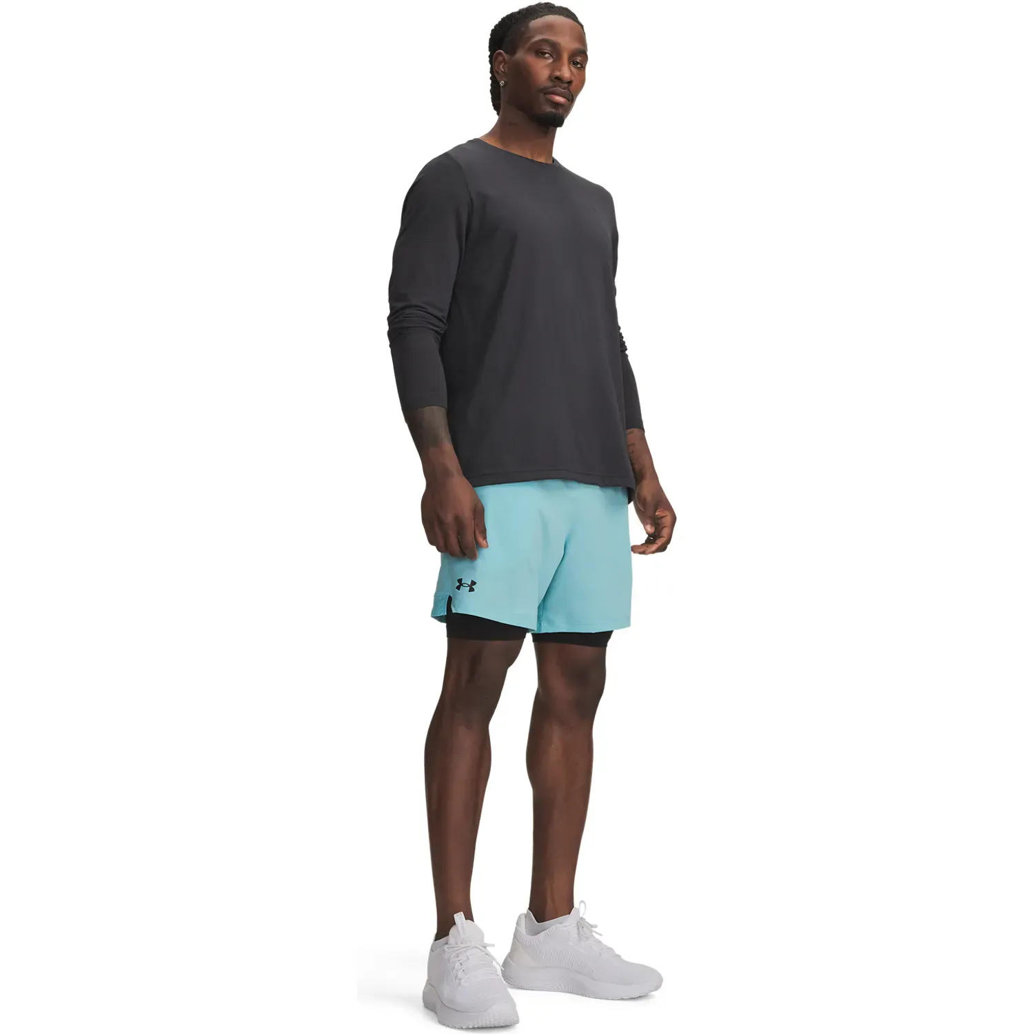 Short Under Armour Training Hombre Vanish Woven 2in1 Sts color azul | Platanitos