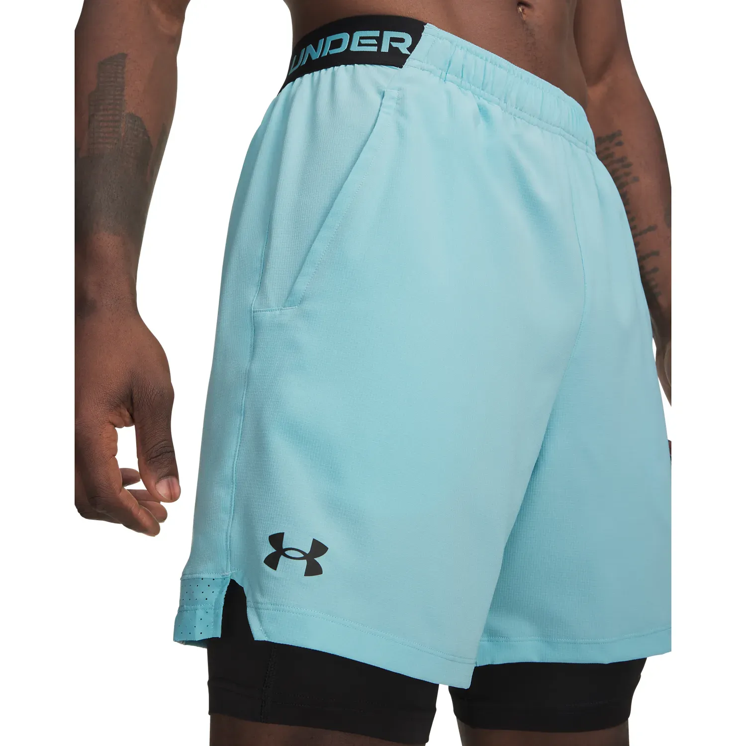 Short Under Armour Training Hombre Vanish Woven 2in1 Sts color azul | Platanitos