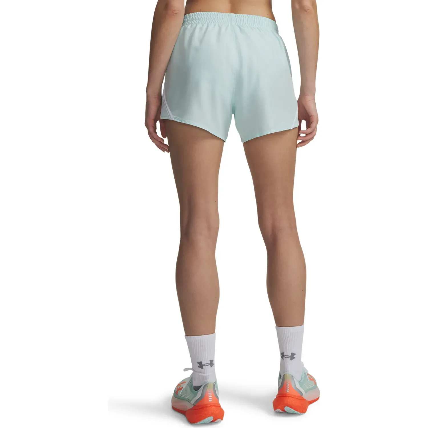 Short Under Armour Running Mujer Fly By 3in color verde | Platanitos