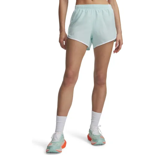 Short Under Armour Running Mujer Fly By 3in color verde | Platanitos