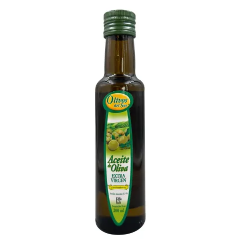 Aceite Olivos Del Sur De Oliva Extra Virgen Vidrio 200 Ml color varios | Platanitos