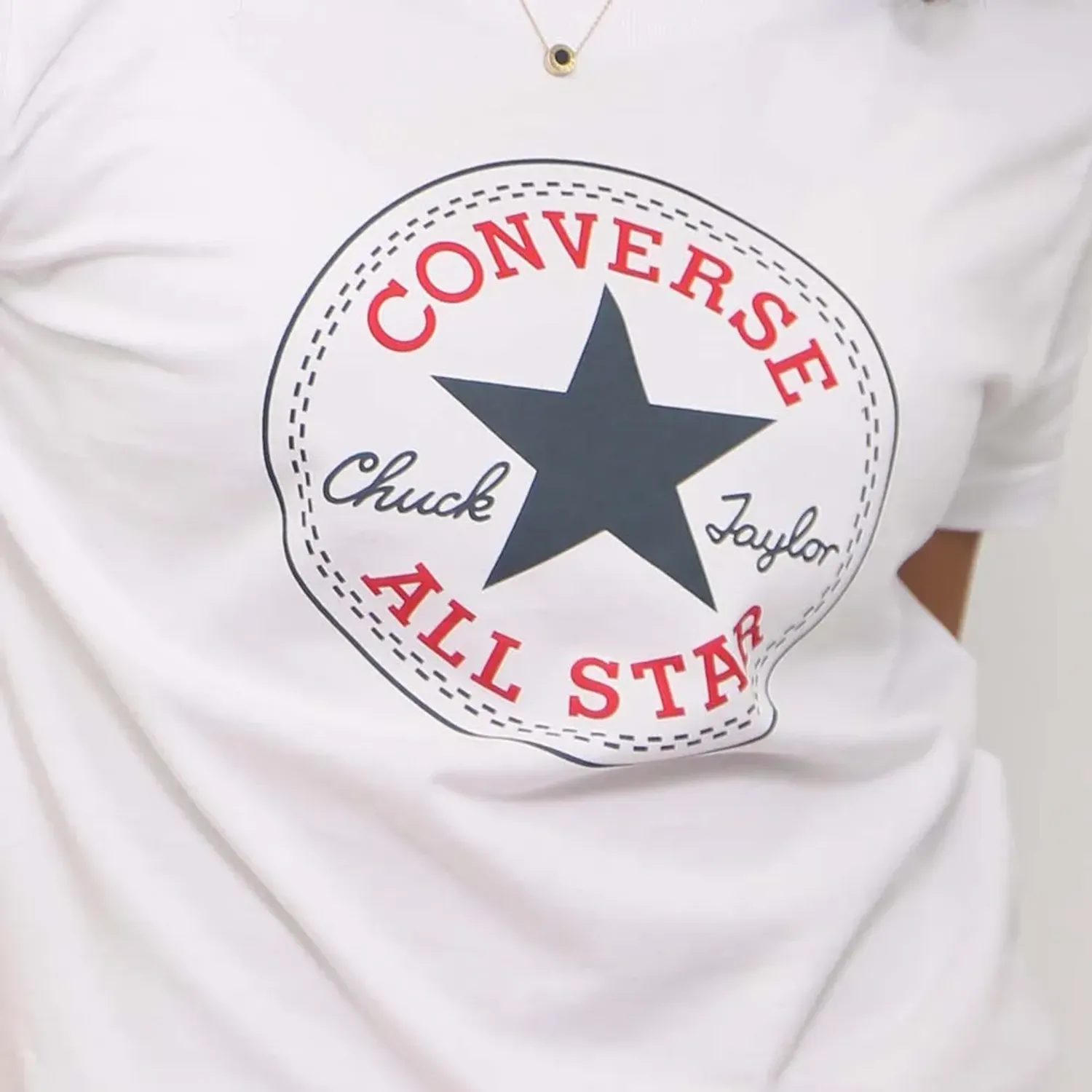 Converse Polo Converse Deportivo Mujer Chuck Patch Clasic color blanco | Platanitos