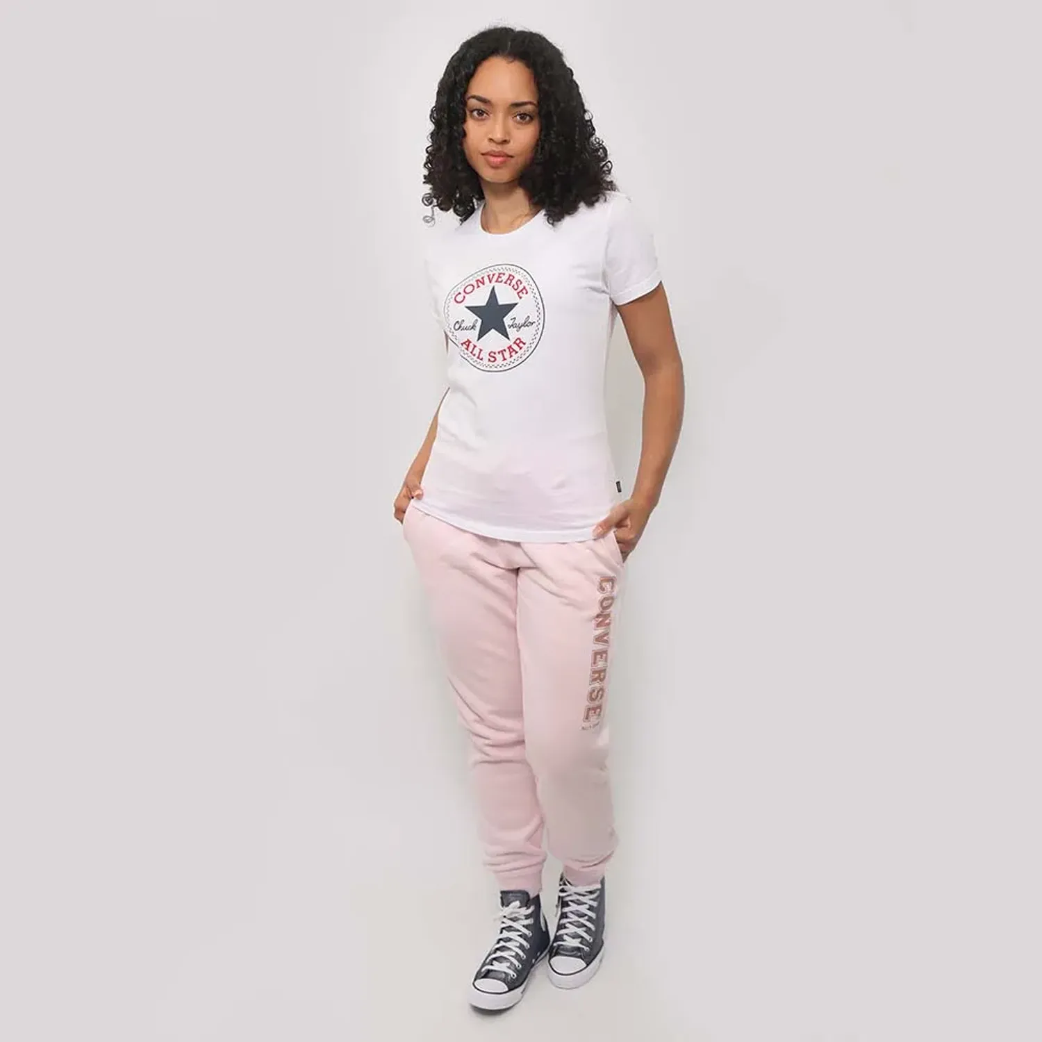 Converse Polo Converse Deportivo Mujer Chuck Patch Clasic color blanco | Platanitos