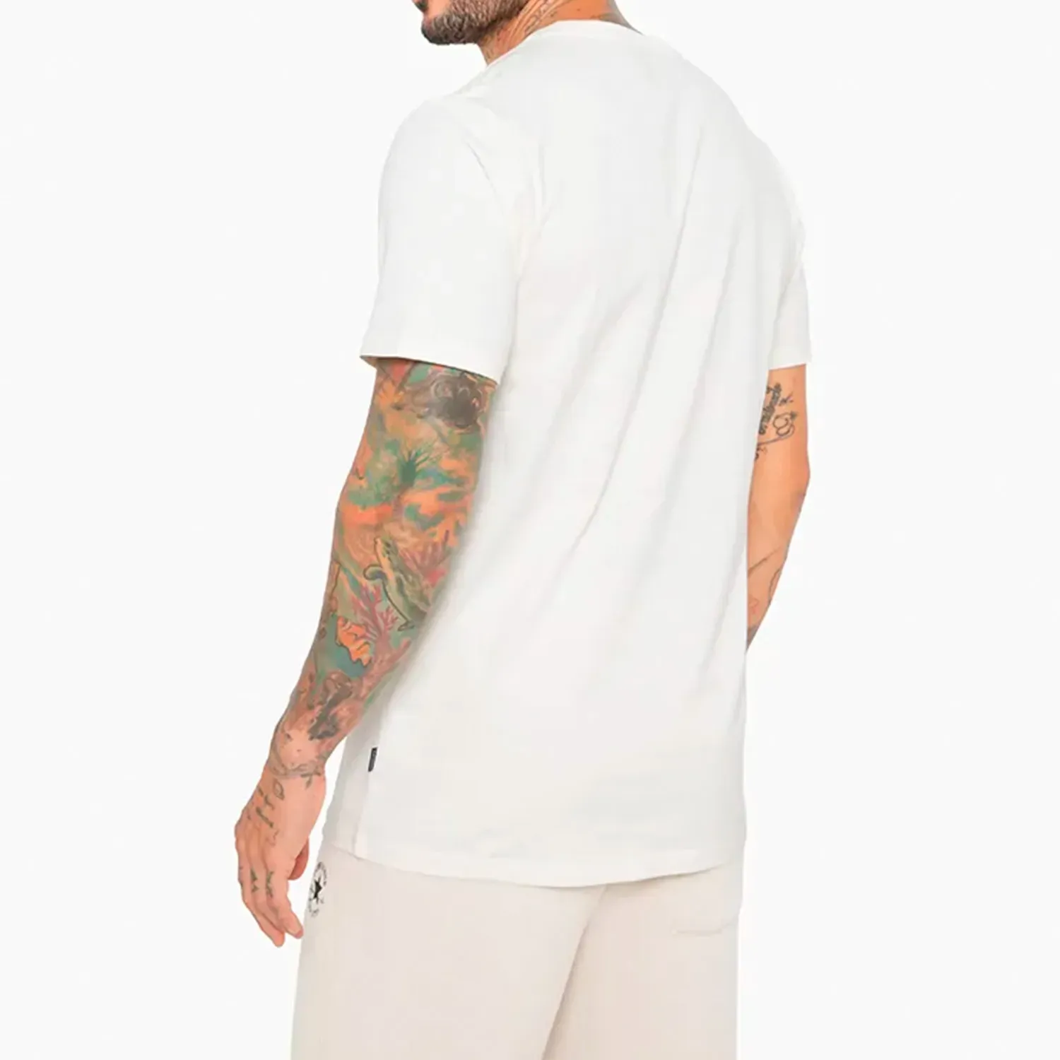 Polo Converse Deportivo Hombre Small Star Chevron color blanco | Platanitos
