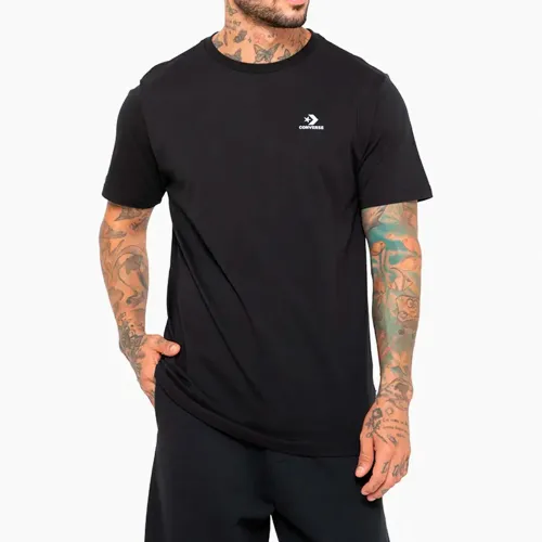 Polo Converse Deportivo Hombre Small Star Chevron color negro | Platanitos