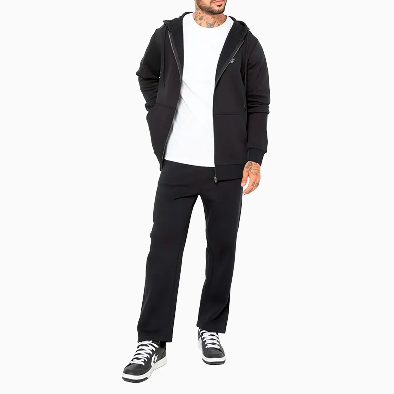 Casaca Converse Deportiva Hombre Fz Small Chuck Patch color negro | Platanitos