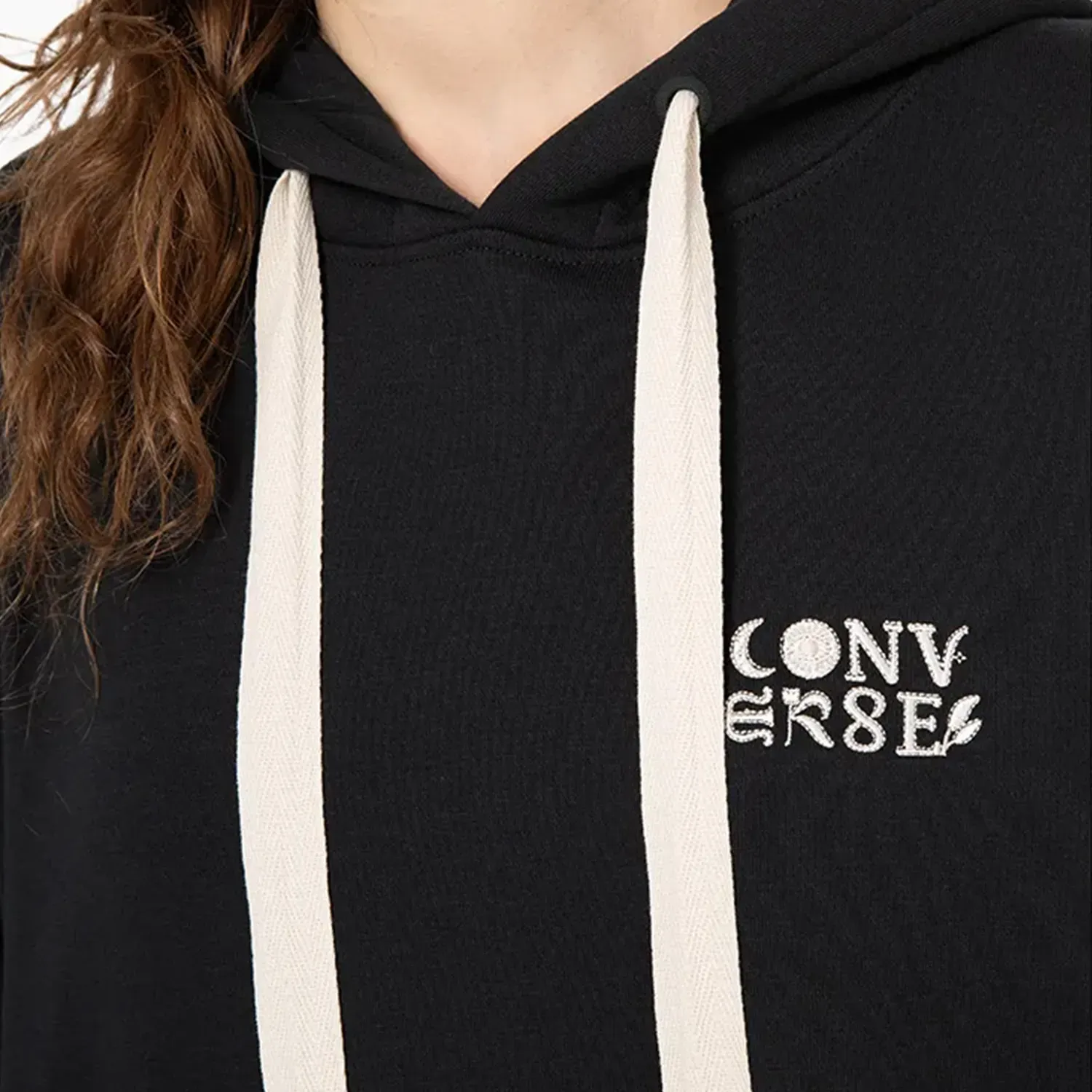 Converse Polera Converse Deportiva Mujer Mystic color negro | Platanitos