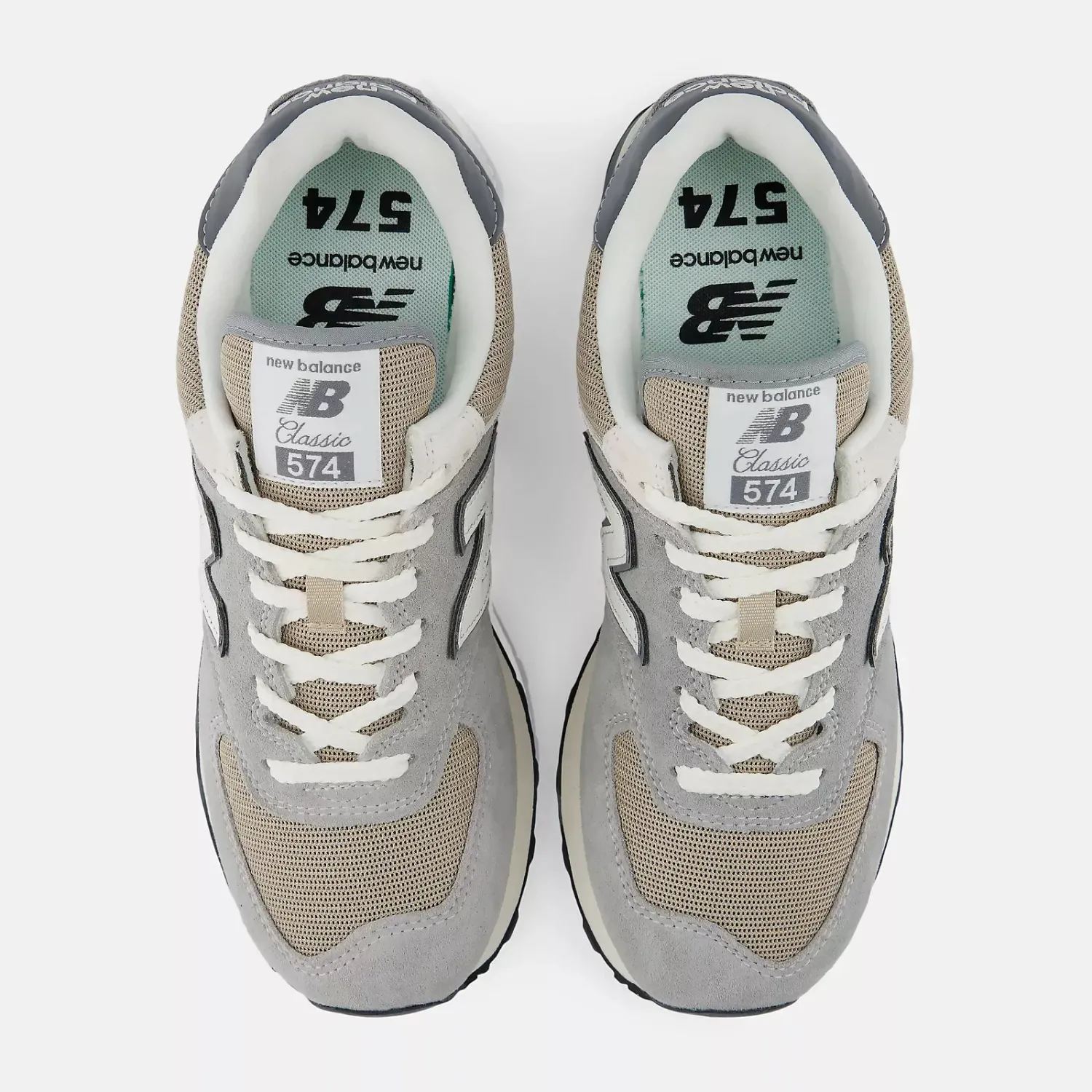 Zapatillas New Balance Urbanas Unisex 574 color gris | Platanitos