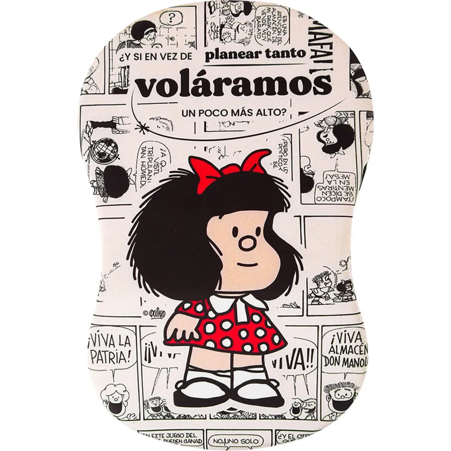 Mafalda Mouse Mafalda Pad Mafalda C/Relieve color multicolor | Platanitos