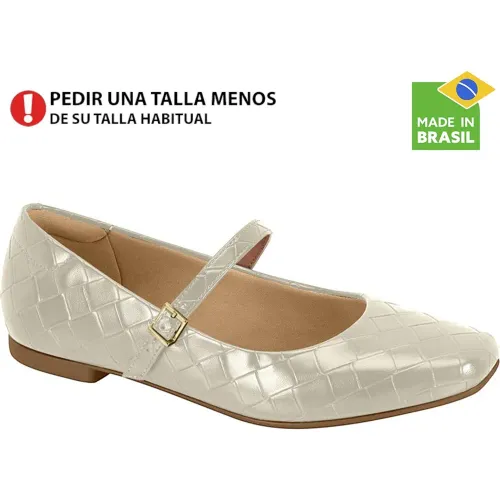 Ballerina Beira Rio Mujer 4267.2 color blanco | Platanitos