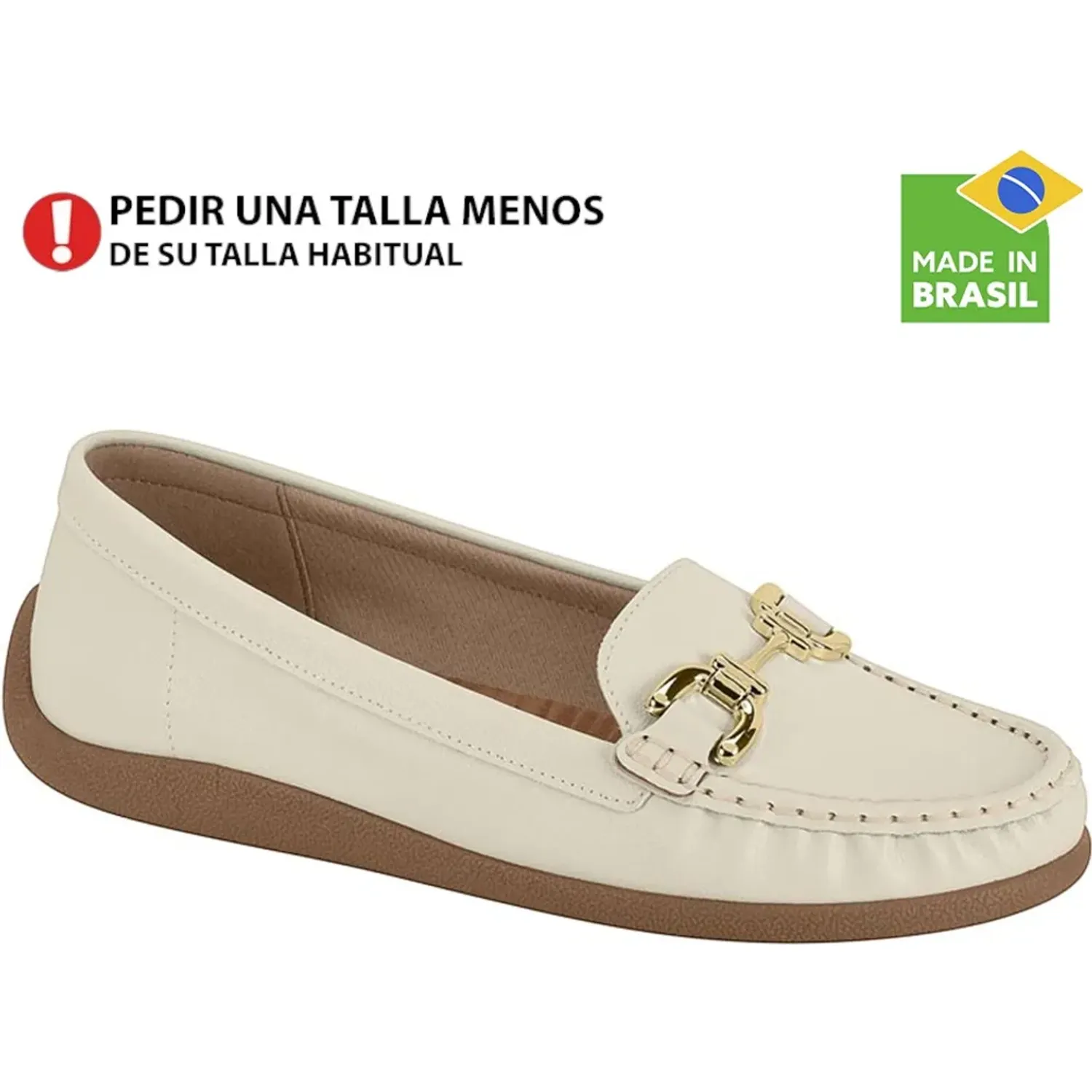 MODARE Mocasin Modare Mujer 7412 color blanco off | Platanitos