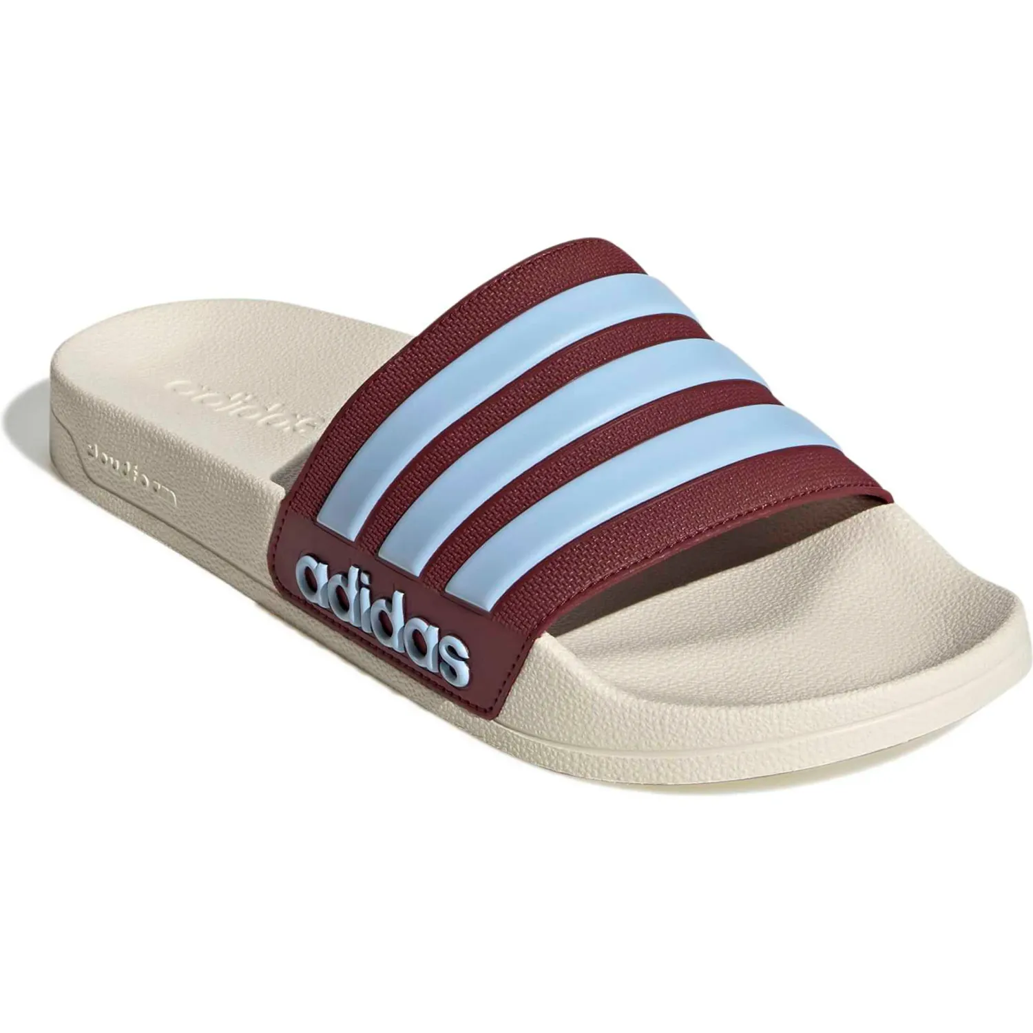 Sandalias Adidas Deportivas Unisex Adilette Shower color blanco | Platanitos
