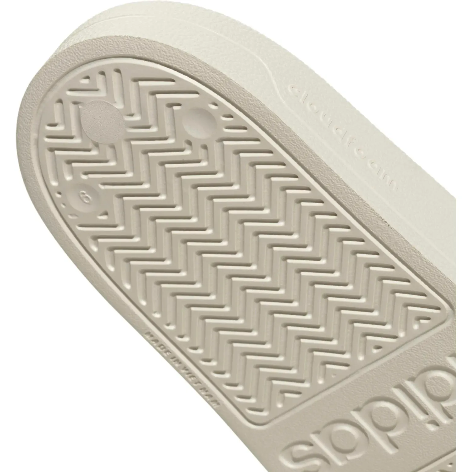 Sandalias Adidas Deportivas Unisex Adilette Shower color blanco | Platanitos