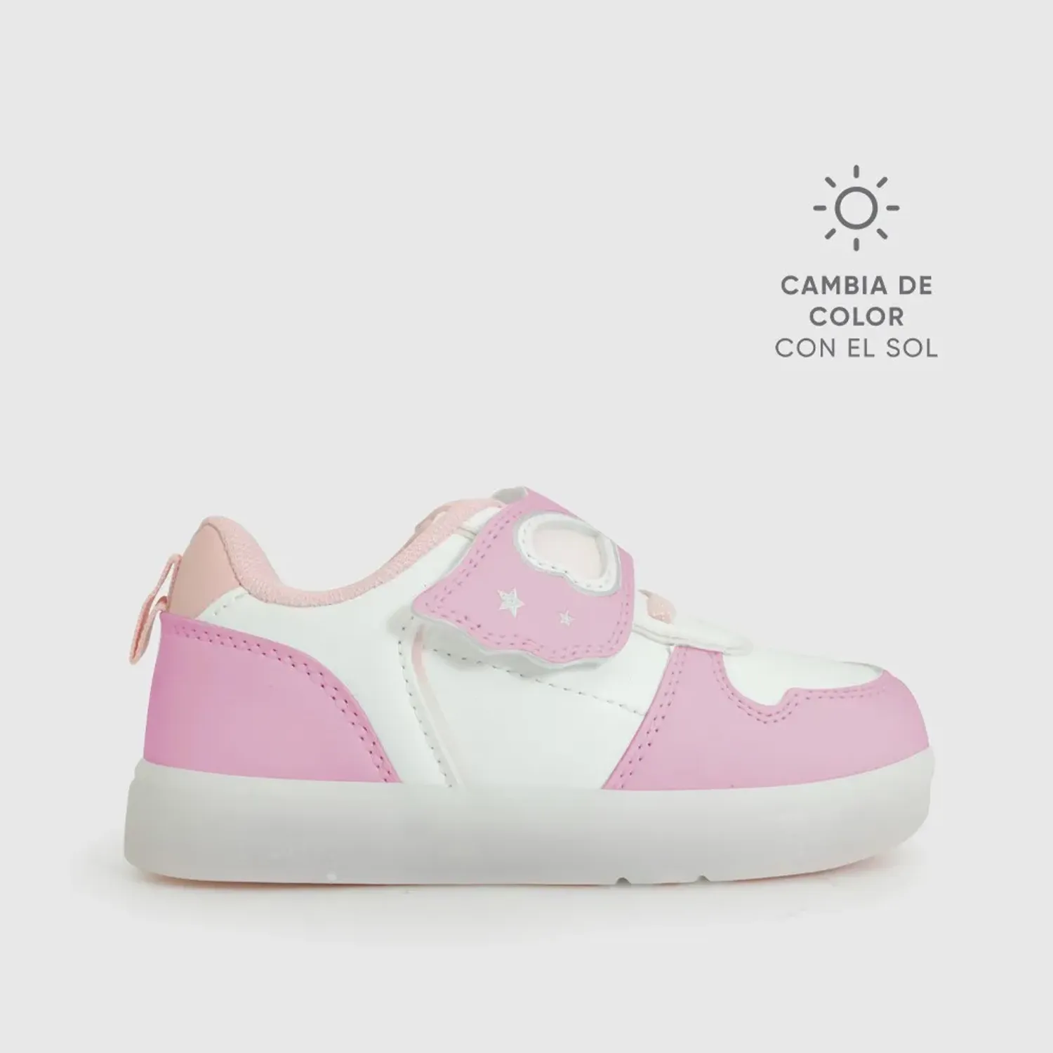 Colloky Zapatillas Colloky Con Luz Niña Cb 47100210v27 color blanco | Platanitos