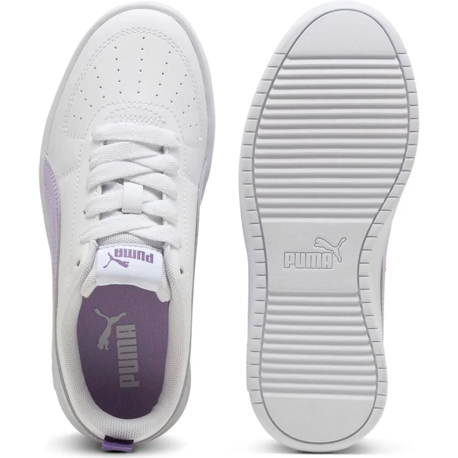 Puma Zapatillas Puma Urbanas Juvenil Rickie Jr color blanco | Platanitos